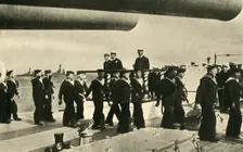 The King's Visit to the Grand Fleet First World War, June 1917, (c1920). Creator: Unknown