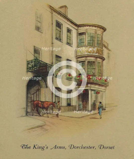 'The King's Arms, Dorchester, Dorset', 1939. Artist: Unknown.
