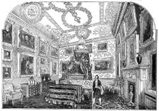 The King's Bed Chamber, Windsor Castle, 1844. Creator: Stephen Sly