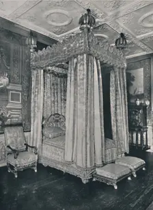 The King's Bedroom at Knole. Bedstead Made for James I 1928