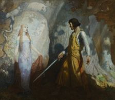 The King's Henchman, 1927. Creator: NC Wyeth