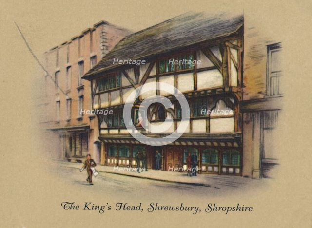 'The King's Head, Shrewsbury, Shropshire', 1939. Artist: Unknown.