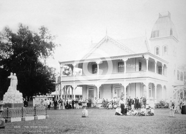 The King's Palace, Tonga, 1899. Artist: Burton Brothers