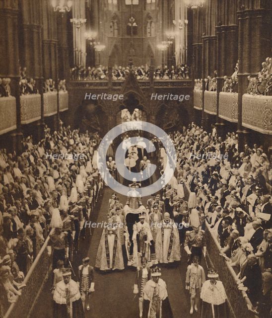 'The King's Procession', May 12 1937. Artist: Unknown.