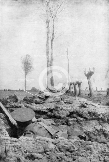 The King's Regiment (Liverpool), Second Battle of Ypres, Belgium, 22 April-25 May 1915. Artist: Unknown