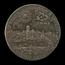 The King's Return to London [reverse], 1633. Creator: Nicolas Briot