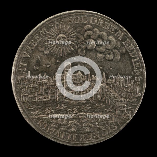 The King's Return to London [reverse], 1633. Creator: Nicolas Briot.