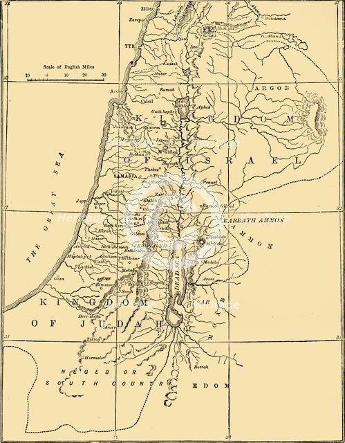 'The Kingdoms of Judah and Israel', 1890. Creator: Unknown.