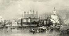 "The Kings of England Often Passed the Night Before their Coronation in the Sovereign's... 1937. Creator: Thomas Abiel Prior