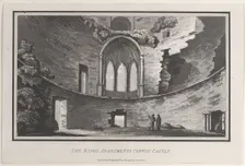 The Kings Apartments Conway Castle, from "Remarks on a Tour to North and South Wales, 1799-1800. Creator: John Hill