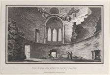 The Kings Apartments Conway Castle, from "Remarks on a Tour to North and South Wales, 1799-1800. Creator: John Hill