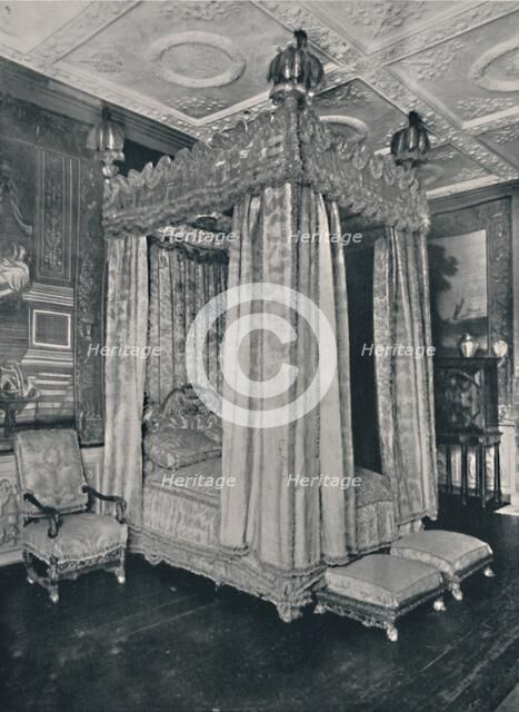 'The King's Bedroom at Knole. Bedstead Made for James I', 1928. Artist: Unknown.