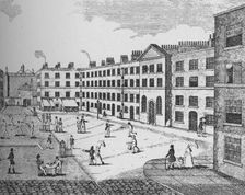 The King's Bench Prison as it appeared in 1823 c1827, (1912)
