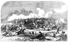 The King's Dragoon Guards closing with the Tartar cavalry in the engagement near Pekin..., 1860. Creator: Unknown