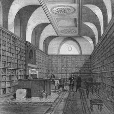 The King's Library, Buckingham House, Westminster, London, 1775 (1878)