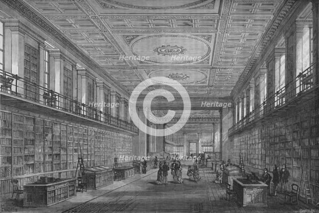 The King's Library, London, 1878. Artist: Unknown.