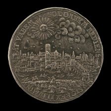 The King's Return to London [reverse], 1633. Creator: Nicolas Briot