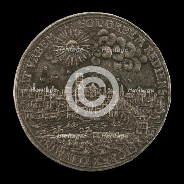 The King's Return to London [reverse], 1633. Creator: Nicolas Briot.