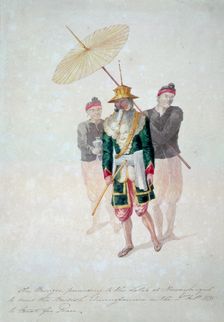 The Kinwun Mingyi, (Burmese prime minister), c1826. Creator: Thomas Abercrombie Trant