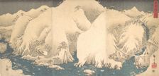 The Kiso Mountains in Snow, dated 8th month of the Snak..., dated 8th month of the Snake year, 1857. Creator: Ando Hiroshige