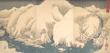 The Kiso Mountains in Snow, dated 8th month of the Snak..., dated 8th month of the Snake year, 1857. Creator: Ando Hiroshige