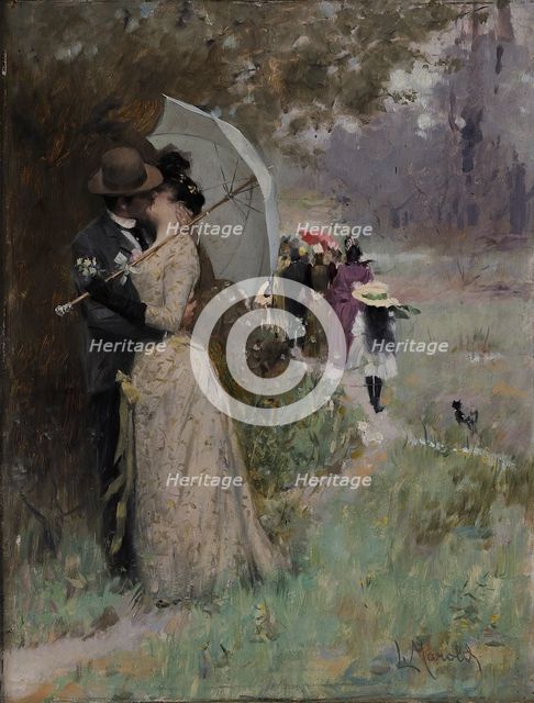 The Kiss, 1890s.