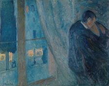 The Kiss, 1892. Creator: Edvard Munch