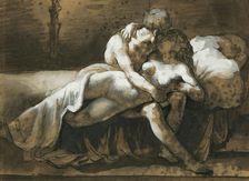The Kiss, 1816. Creator: Theodore Gericault