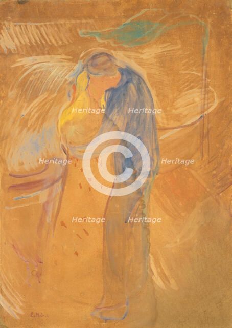 The Kiss, 1906-1907. Creator: Munch, Edvard (1863-1944).