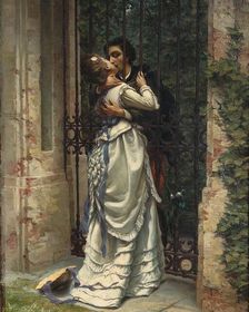 The Kiss, 1910. Creator: Allason, Silvio (1843-1912)