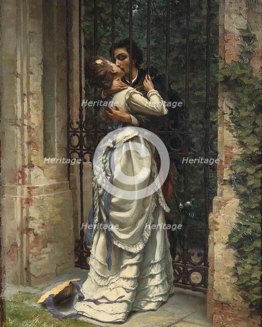 The Kiss, 1910. Creator: Allason, Silvio (1843-1912).