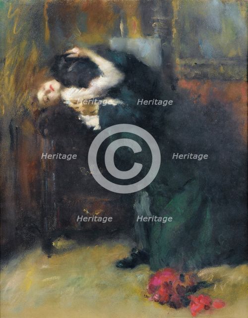 The Kiss. Artist: Alciati, Antonio Ambrogio (1878-1929)
