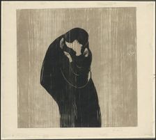 The Kiss IV, 1902. Creator: Edvard Munch