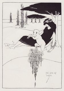 The Kiss of Judas, 1893. Creator: Aubrey Beardsley