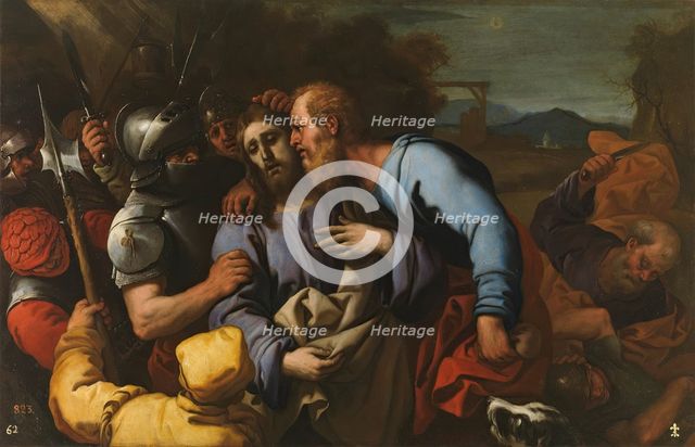The Kiss of Judas, between 1655 and 1675. Creator: Luca Giordano.
