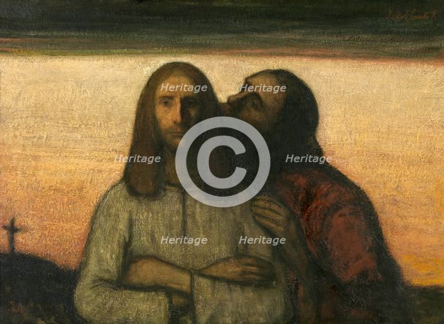 The Kiss of Judas, c1908. Creator: Jakob Smits.