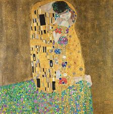 The Kiss (Lovers), 1908 (completed 1909) 1908 1908. Creator: Gustav Klimt