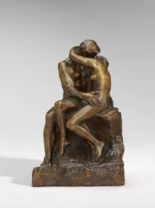 The Kiss (Le Baiser), model 1880-1887, cast c. 1898/1902. Creator: Auguste Rodin