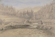 The Kirnitzsch Valley near Schandau, 1873. Creator: Eugen Friedrich Peipers