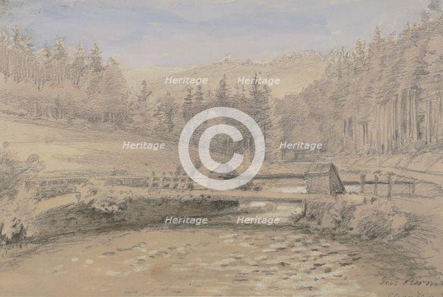 The Kirnitzsch Valley near Schandau, 1873. Creator: Eugen Friedrich Peipers.