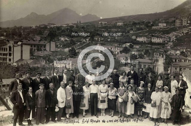 The Kirov Sanatorium, Pyatigorsk, USSR, 1940. Artist: Anon