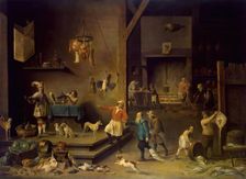 The Kitchen, 1646. Creator: David Teniers II