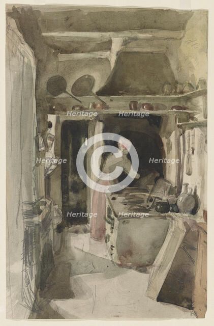 The Kitchen, 1858. Creator: James Abbott McNeill Whistler.