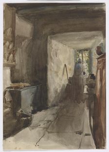 The Kitchen, 1858. Creator: James Abbott McNeill Whistler