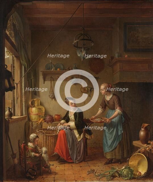 The Kitchen, c.1760-c.1771. Creator: Willem Joseph Laquy.