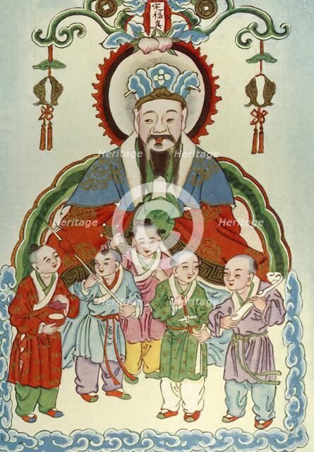 'The Kitchen-God', 1922. Creator: Unknown.