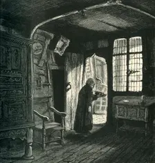 The Kitchen, Leicester's Hospital c1870