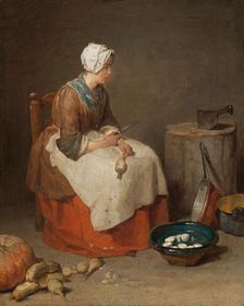 The Kitchen Maid, 1738. Creator: Jean-Simeon Chardin