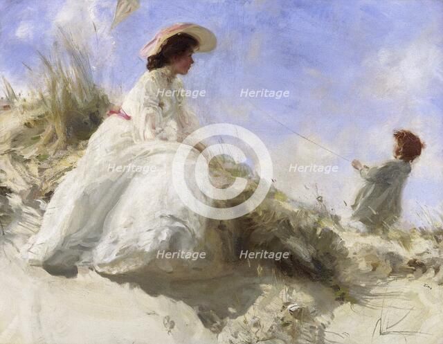 'The kite', 1893-1928. Artist: Charles Sims.