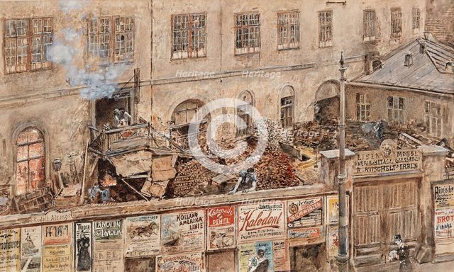 The Kitschelt iron foundry at the Skodagasse in Vienna, 1898.